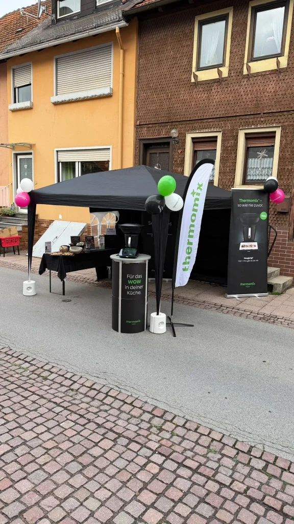 Thermomix TM7 Stand beim Genuss- und Kunsthandwerkermarkt in Bischofsheim