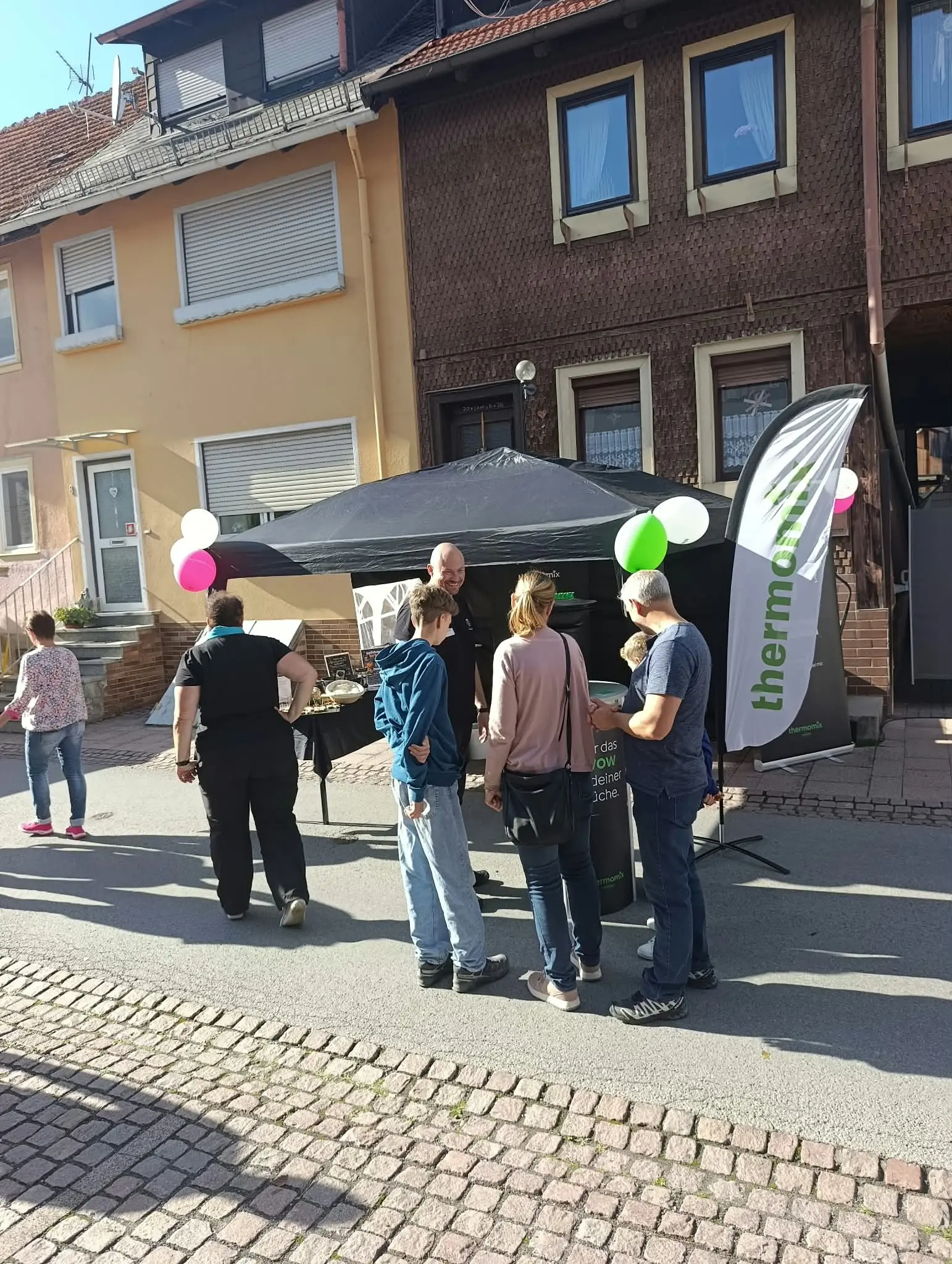 Christoph Brenn bei einer Thermomix TM7 Beratung in Bischofsheim in der Rhön